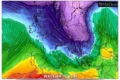 Return to cold weather over most of  Europe